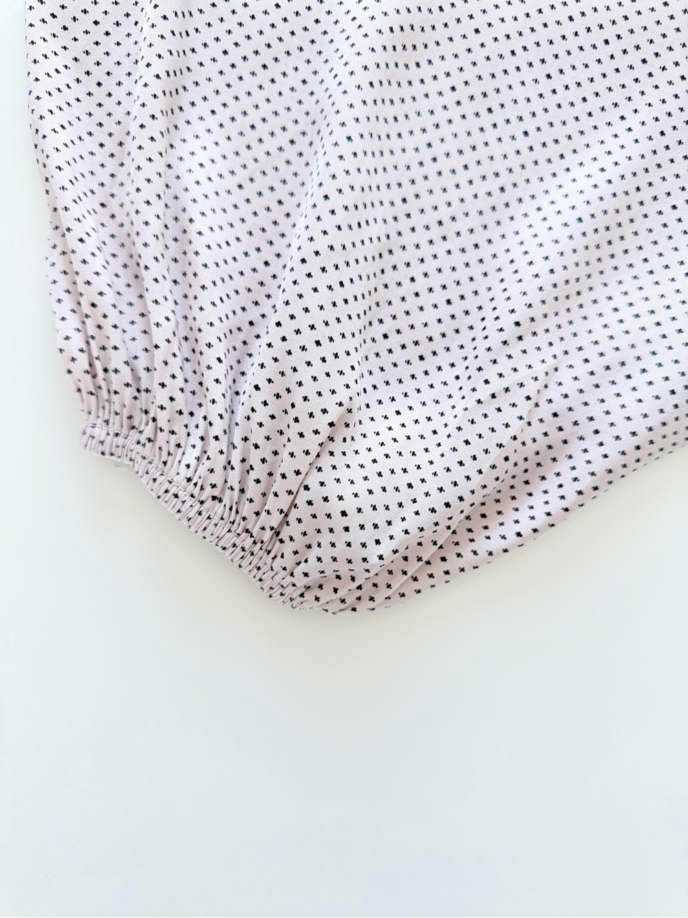 Urban Outfitters UO Covered Button-Down Tie Top Baby Pink S/P - Picture 10 of 15
